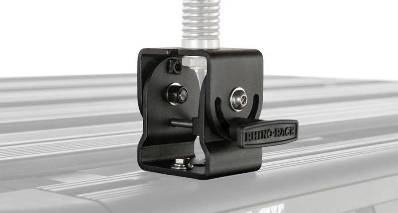 Preview: Rhino Rack Antennenhalter, 180° Klappbar für Antennen, Worklights, etc
